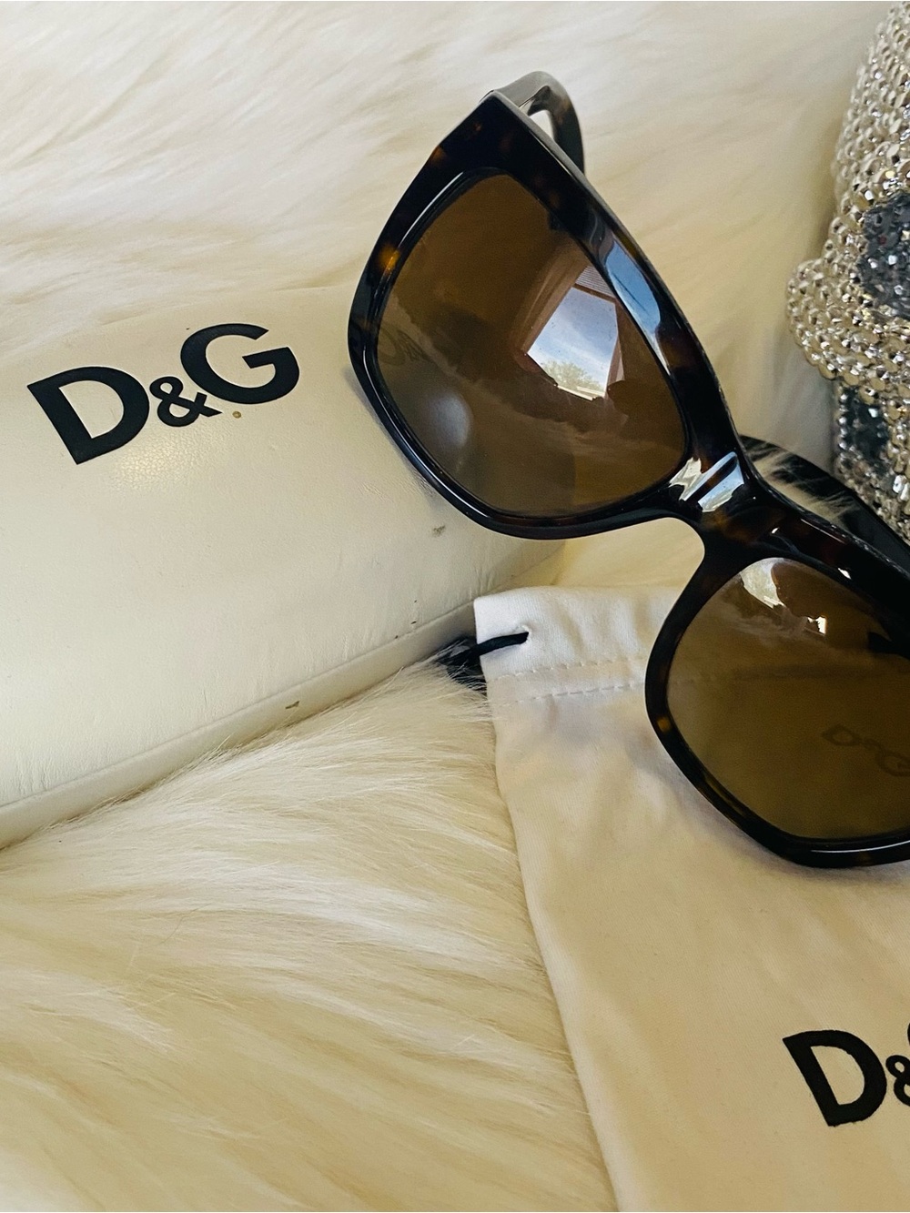 Dolce & Gabbana Retro Cat Eye Sunglasses